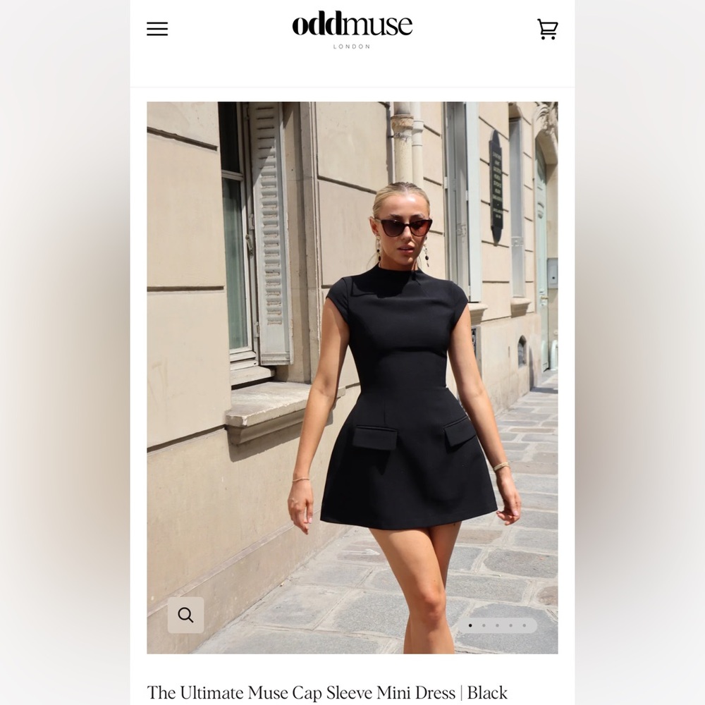 The ultimate muse cap sleeve dress